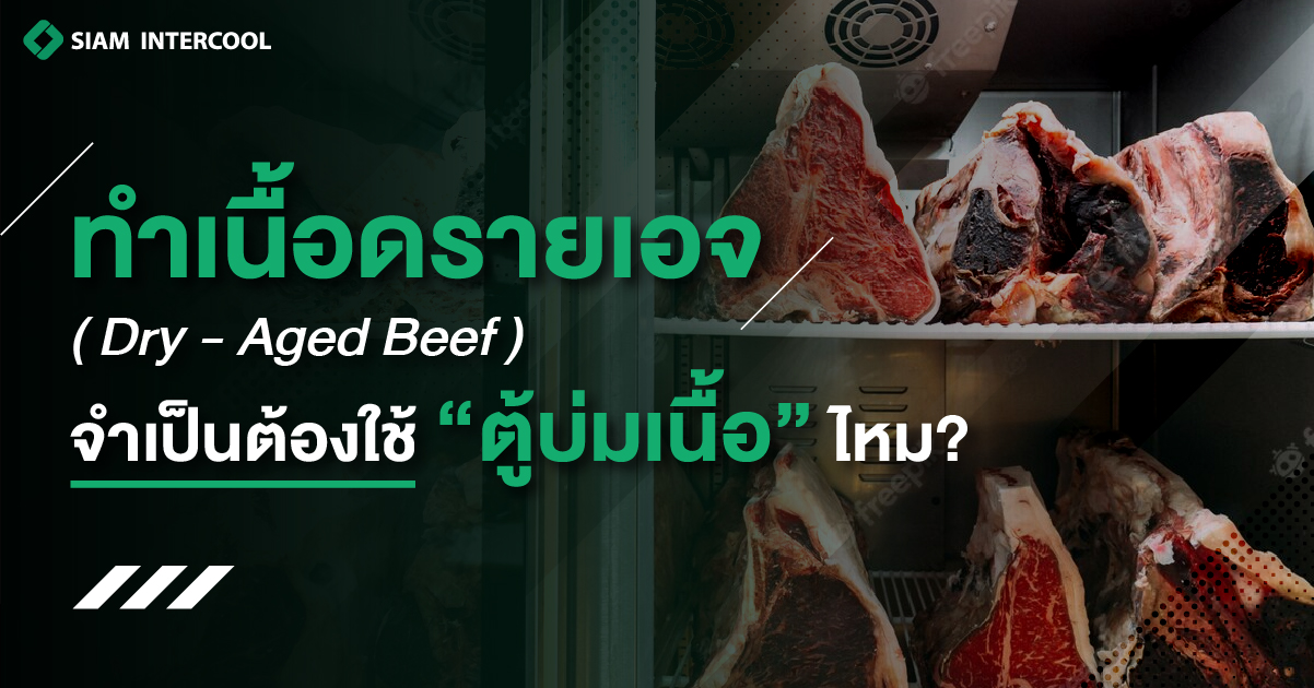 ทำเนื้อดรายเอจ (Dry-Aged Beef ) ทำไมต้องใช้ตู้บ่มเนื้อ?